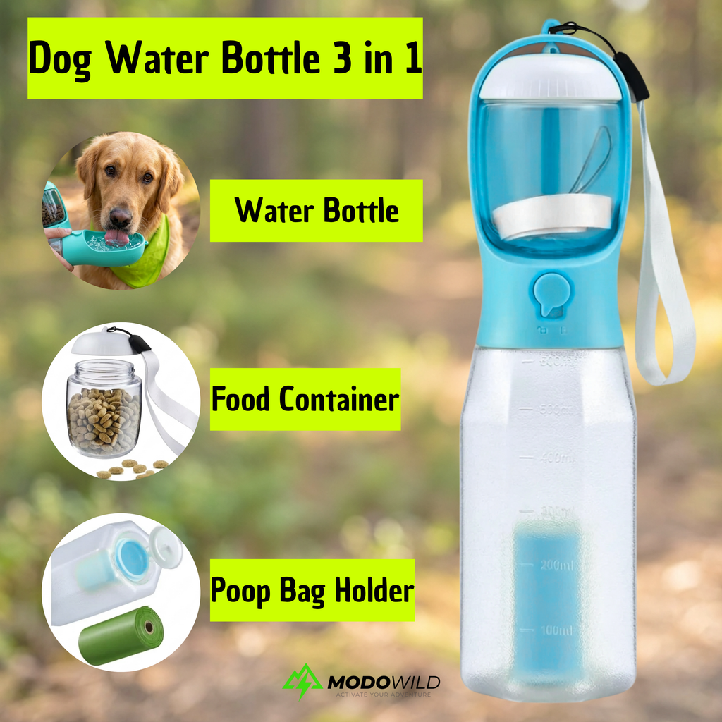 Dog Water Bottle 3 in 1