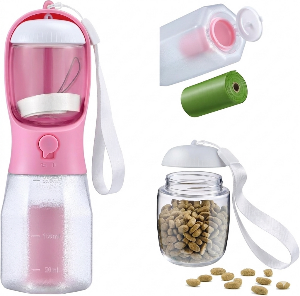 Dog Water Bottle 3 in 1